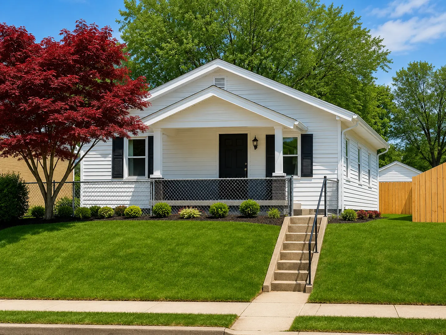 Exterior photograph of 3720 W 16th St., Indianapolis, Indiana