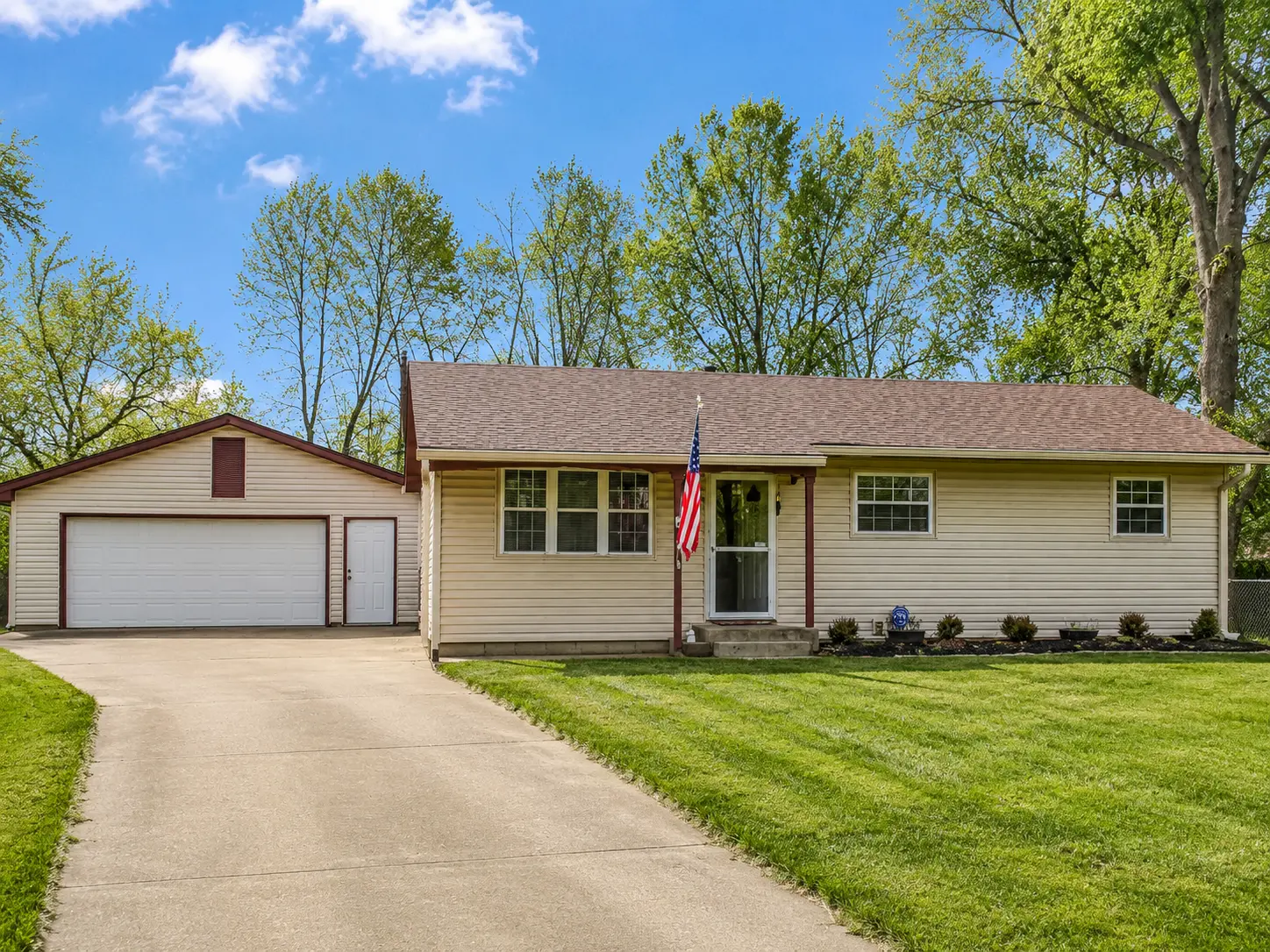Exterior photograph of 232 Gerrard Ct., Indianapolis, Indiana